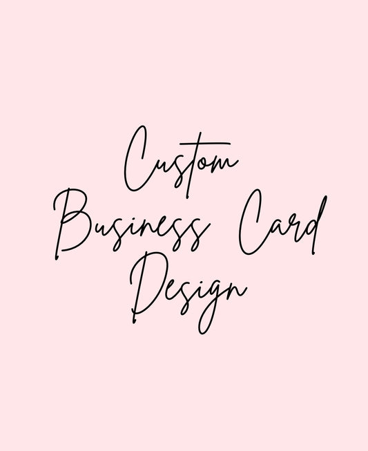 Custom Business Card Design